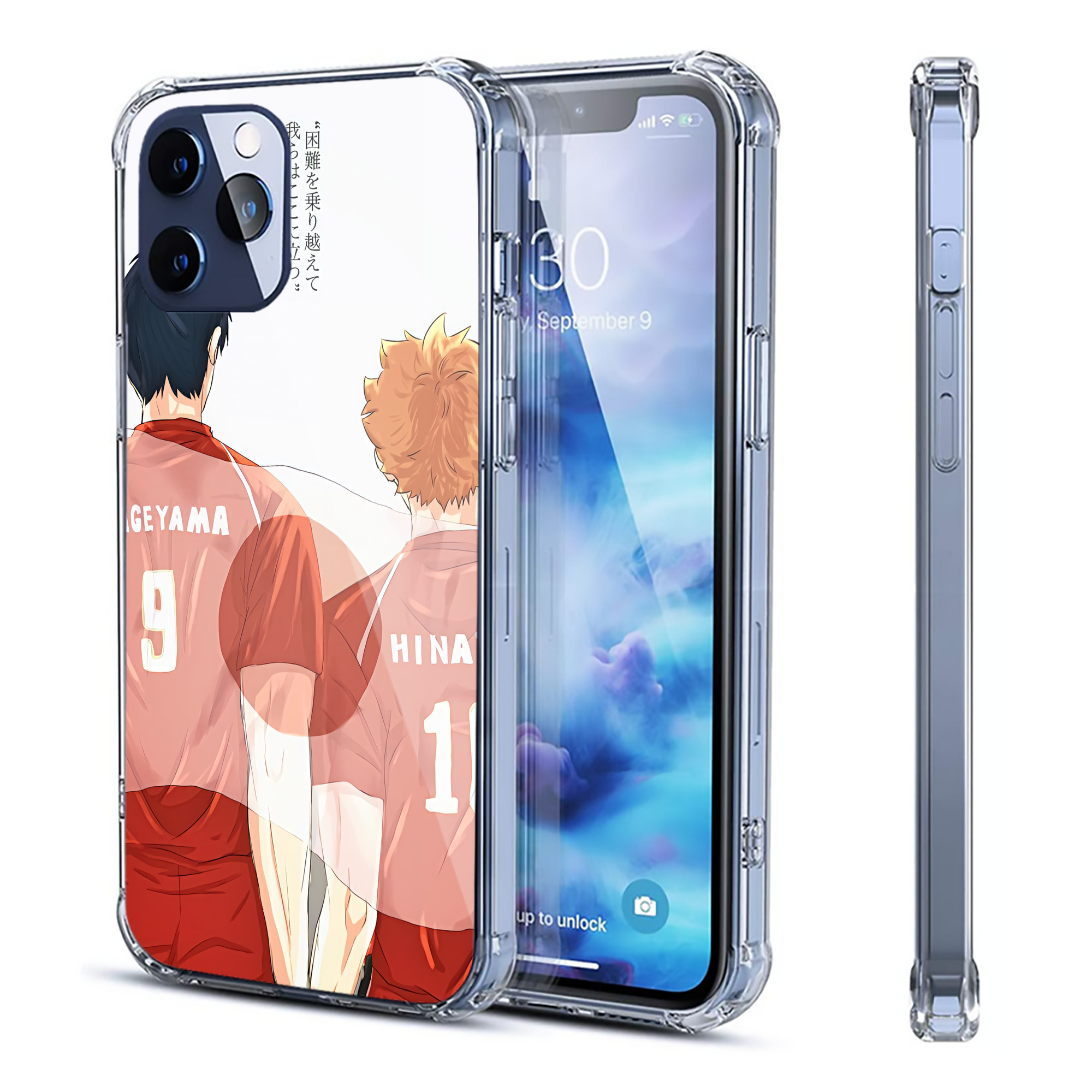 （画像用） ハイキュー!! Haikyu!! 【iPhone 12シリーズ対応】透明スマホケース（クリアソフトケース）